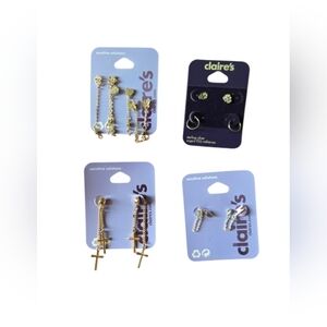 Claire's Gold and Silver Mixed Earring Sets